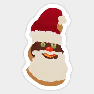 Christmas Santa Burger Luke’s Diner Sticker